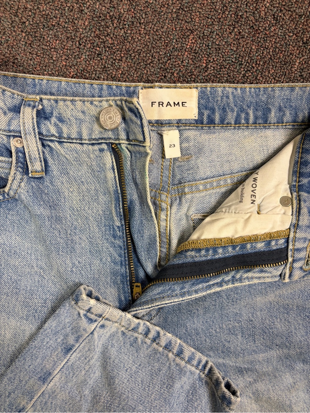 Frame Denim Light Wash High-Rise Women’s Jeans - Picture 1 of 3